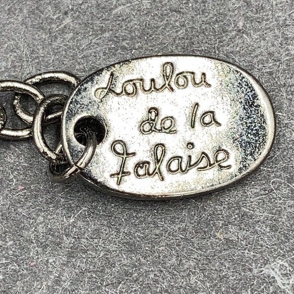 LouLou De La Falaise Rhinestone Loop Necklace - Picture 8 of 8